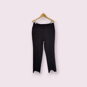 Rafaella Women's Black Stretch Curvy Fit Bootcut  Slacks‎ Pants Size 10